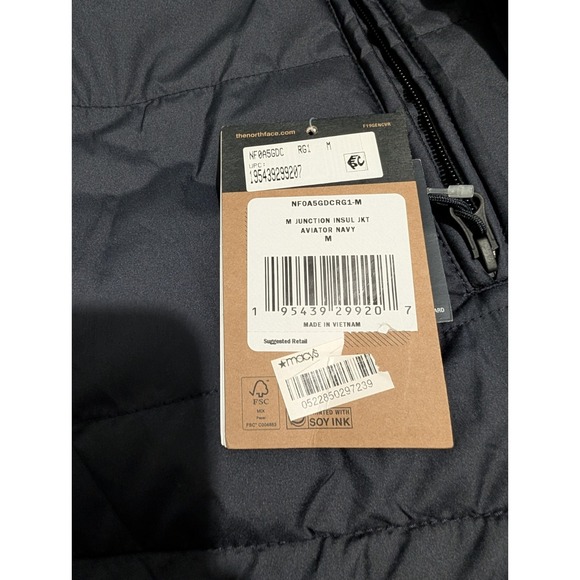 The North Face Men's Junction Insulated Jacket – Size M – Aviator Navy – NWT - Picture 14 of 14
